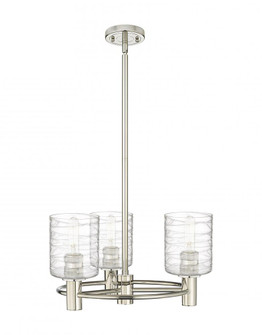 Cobbleskill - 3 Light - 19 inch - Polished Nickel - Pendant (3442|434-3CR-PN-G1113)