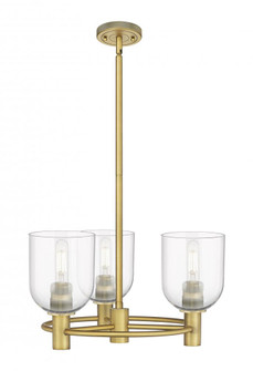 Bella - 3 Light - 20 inch - Brushed Brass - Pendant (3442|434-3CR-BB-G558-6CL)