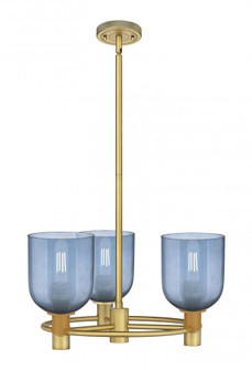 Bella - 3 Light - 20 inch - Brushed Brass - Pendant (3442|434-3CR-BB-G558-6BL)