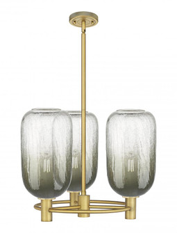 Brookhaven Cloche - 3 Light - 21 inch - Brushed Brass - Pendant (3442|434-3CR-BB-G482-7SL)