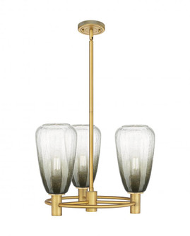 Brookhaven Almond - 3 Light - 20 inch - Brushed Brass - Pendant (3442|434-3CR-BB-G480-6SL)