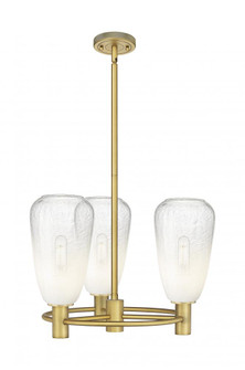 Brookhaven Almond - 3 Light - 20 inch - Brushed Brass - Pendant (3442|434-3CR-BB-G480-6OP)