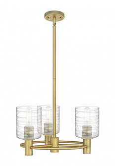 Cobbleskill - 3 Light - 19 inch - Brushed Brass - Pendant (3442|434-3CR-BB-G1113)