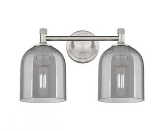 Bella - 2 Light - 14 inch - Satin Nickel - Bath Vanity Light (3442|434-2W-SN-G558-6SM)