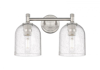 Bella - 2 Light - 14 inch - Satin Nickel - Bath Vanity Light (3442|434-2W-SN-G558-6SDY)