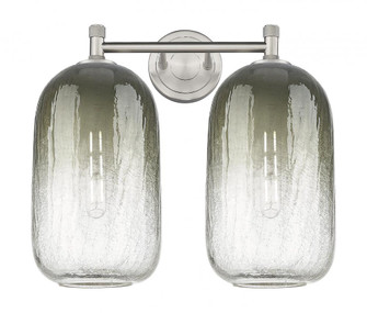 Brookhaven Cloche - 2 Light - 15 inch - Satin Nickel - Bath Vanity Light (3442|434-2W-SN-G482-7SL)