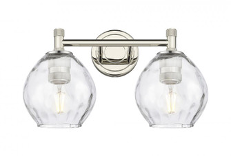 Waverly - 2 Light - 14 inch - Polished Nickel - Bath Vanity Light (3442|434-2W-PN-G362)