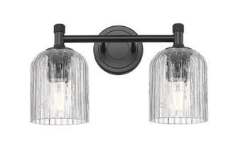 Crown Point - 2 Light - 14 inch - Matte Black - Bath Vanity Light (3442|434-2W-BK-G559-5CL)