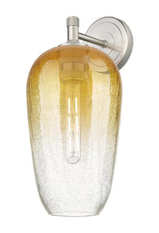 Brookhaven Flute - 1 Light - 7 inch - Satin Nickel - Sconce (3442|434-1W-SN-G484-7AM)