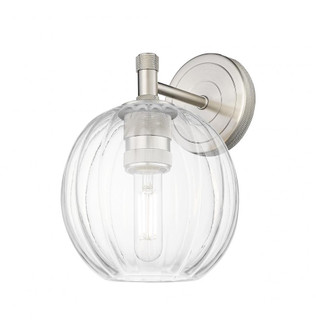 Preston Globe - 1 Light - 7 inch - Satin Nickel - Sconce (3442|434-1W-SN-G458-7CL)