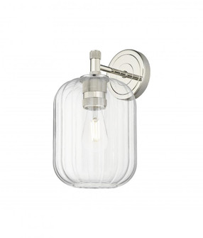 Preston Cylinder - 1 Light - 7 inch - Polished Nickel - Sconce (3442|434-1W-PN-G460-7CL)