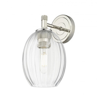 Preston Bulb - 1 Light - 6 inch - Polished Nickel - Sconce (3442|434-1W-PN-G459-6CL)
