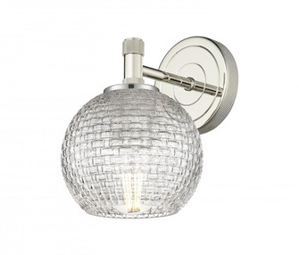 Athens - 1 Light - 6 inch - Polished Nickel - Sconce (3442|434-1W-PN-G122C-6CL)