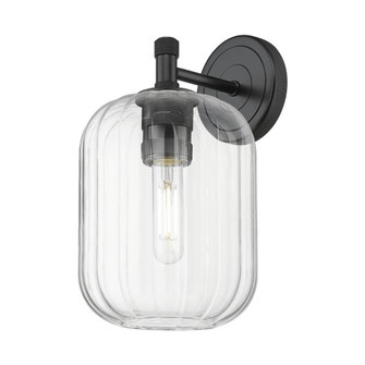 Preston Cylinder - 1 Light - 7 inch - Matte Black - Sconce (3442|434-1W-BK-G460-7CL)
