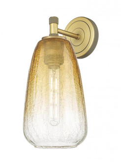 Brookhaven Almond - 1 Light - 6 inch - Brushed Brass - Sconce (3442|434-1W-BB-G480-6AM)