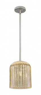 Crown Point - 1 Light - 5 inch - Satin Nickel - Pendant (3442|434-1S-SN-G559-8ME)