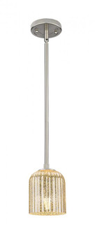 Crown Point - 1 Light - 5 inch - Satin Nickel - Pendant (3442|434-1S-SN-G559-5ME)