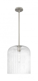Crown Point - 1 Light - 5 inch - Satin Nickel - Pendant (3442|434-1S-SN-G559-12CL)