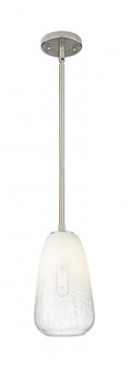 Brookhaven Almond - 1 Light - 6 inch - Satin Nickel - Pendant (3442|434-1S-SN-G480-6OP)