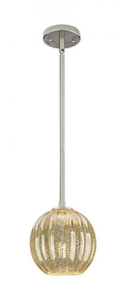 Preston Globe - 1 Light - 7 inch - Satin Nickel - Pendant (3442|434-1S-SN-G458-7ME)