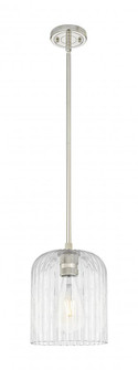 Crown Point - 1 Light - 5 inch - Polished Nickel - Pendant (3442|434-1S-PN-G559-8CL)