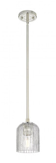 Crown Point - 1 Light - 5 inch - Polished Nickel - Pendant (3442|434-1S-PN-G559-5CL)