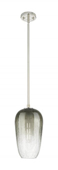 Brookhaven Flute - 1 Light - 7 inch - Polished Nickel - Pendant (3442|434-1S-PN-G484-7SL)