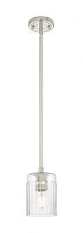 Hadley - 1 Light - 5 inch - Polished Nickel - Pendant (3442|434-1S-PN-G342)