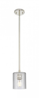 Cobbleskill - 1 Light - 5 inch - Polished Nickel - Pendant (3442|434-1S-PN-G112)