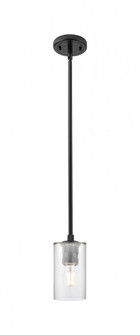 Clymer - 1 Light - 4 inch - Matte Black - Pendant (3442|434-1S-BK-G802)