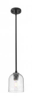 Bella - 1 Light - 6 inch - Matte Black - Pendant (3442|434-1S-BK-G558-6SDY)