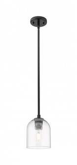 Bella - 1 Light - 6 inch - Matte Black - Pendant (3442|434-1S-BK-G558-6CL)