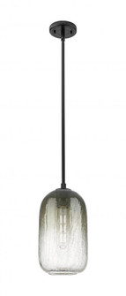 Brookhaven Cloche - 1 Light - 7 inch - Matte Black - Pendant (3442|434-1S-BK-G482-7SL)