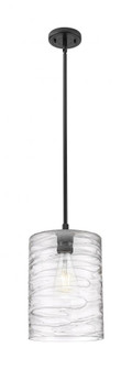 Cobbleskill - 1 Light - 9 inch - Matte Black - Pendant (3442|434-1S-BK-G1113-L)