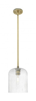 Crown Point - 1 Light - 5 inch - Brushed Brass - Pendant (3442|434-1S-BB-G559-8SDY)