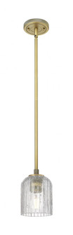 Crown Point - 1 Light - 5 inch - Brushed Brass - Pendant (3442|434-1S-BB-G559-5CL)