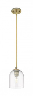 Bella - 1 Light - 6 inch - Brushed Brass - Pendant (3442|434-1S-BB-G558-6CL)