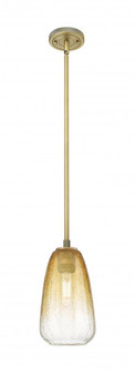 Brookhaven Almond - 1 Light - 6 inch - Brushed Brass - Pendant (3442|434-1S-BB-G480-6AM)