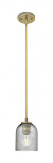 Caledonia - 1 Light - 5 inch - Brushed Brass - Pendant (3442|434-1S-BB-G257)