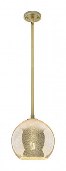 Athens - 1 Light - 10 inch - Brushed Brass - Pendant (3442|434-1S-BB-G128-10)