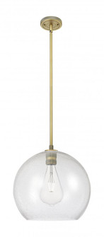 Astor - 1 Light - 14 inch - Brushed Brass - Pendant (3442|434-1S-BB-G124-14)