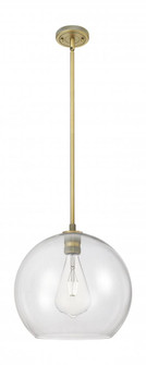 Astor - 1 Light - 14 inch - Brushed Brass - Pendant (3442|434-1S-BB-G122-14)