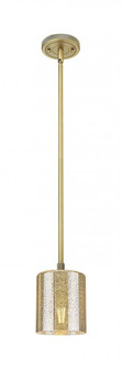 Cobbleskill - 1 Light - 5 inch - Brushed Brass - Pendant (3442|434-1S-BB-G116)
