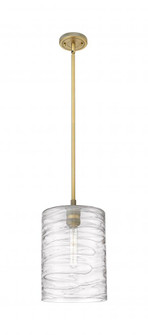 Cobbleskill - 1 Light - 9 inch - Brushed Brass - Pendant (3442|434-1S-BB-G1113-L)