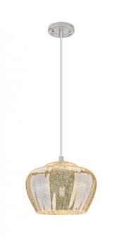 Fenton - 1 Light - 11 inch - Satin Nickel - Cord Hung - Pendant (3442|434-1P-SN-G96-L)