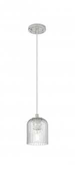 Crown Point - 1 Light - 5 inch - Satin Nickel - Cord Hung - Pendant (3442|434-1P-SN-G559-5SDY)