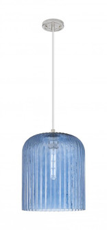 Crown Point - 1 Light - 5 inch - Satin Nickel - Cord Hung - Pendant (3442|434-1P-SN-G559-12BL)
