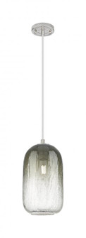 Brookhaven Cloche - 1 Light - 7 inch - Satin Nickel - Cord Hung - Pendant (3442|434-1P-SN-G482-7SL)