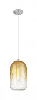 Brookhaven Cloche - 1 Light - 7 inch - Satin Nickel - Cord Hung - Pendant (3442|434-1P-SN-G482-7AM)