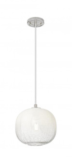 Brookhaven Sphere - 1 Light - 11 inch - Satin Nickel - Cord Hung - Pendant (3442|434-1P-SN-G481-10OP)